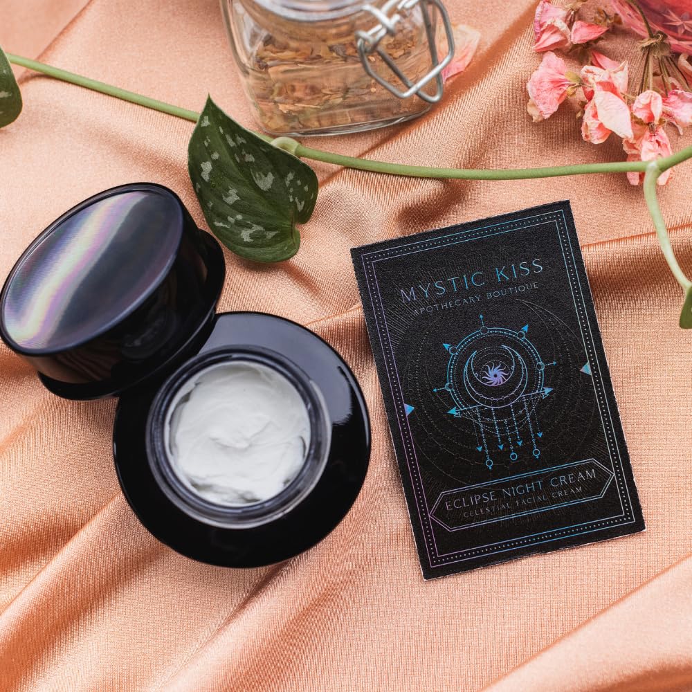 Mystic Kiss Eclipse Night Cream for Face I Midnight Wrinkle Cream for Women I PM Moisturizer I Night Cream for Women Anti Aging